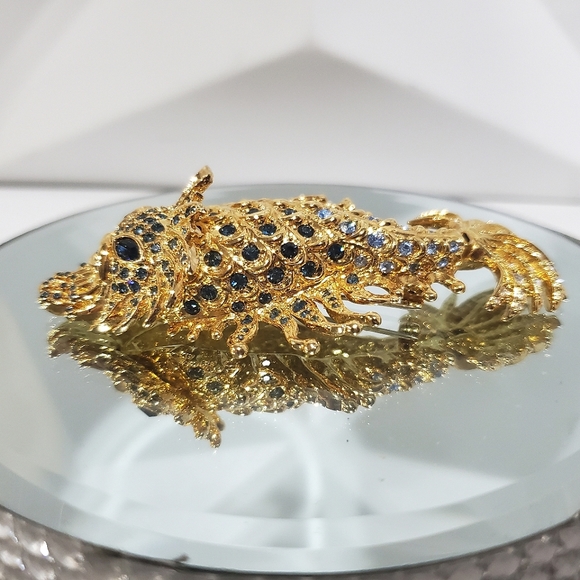 Insane Massive HUTTON WILKINSON Sea Dragon Creature Brooch - Picture 5 of 9